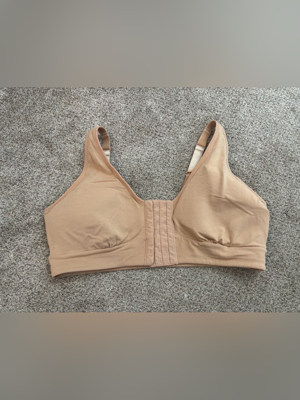 Anaono Rora Post-Surgery Pocketed Front Closure Bra Size 3XL/42 Nude